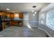 Kitchen with wood cabinets and stainless steel appliances at 248 Southgate Dr, Garner, NC 27529