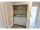 Convenient laundry closet with washer and dryer at 248 Southgate Dr, Garner, NC 27529