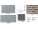 Exterior finishes showcasing siding, trim, brick, and paint color selections at 250 Tidal Pool Way, Cary, NC 27519