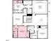 Second-floor floor plan showing layout including owner's suite and additional bedrooms at 250 Tidal Pool Way, Cary, NC 27519