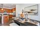 Modern kitchen with granite countertops, stainless steel appliances, and ample cabinetry at 265 Sweetbay Tree Dr, Wendell, NC 27591