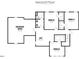 Second floor plan features a loft, unfinished bonus room, and three bedrooms for a Gathering-friendly layout at 410 E Clydes Point Way, Wendell, NC 27591