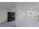 Finished basement with fireplace and kitchenette at 420 Nelson St, Durham, NC 27707