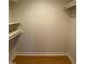 Large walk-in closet with ample shelving and hanging space at 446 Crossvine Close, Pittsboro, NC 27312