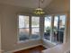 Kitchen nook with large windows offering natural light at 446 Crossvine Close, Pittsboro, NC 27312