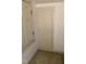 Small storage closet with built-in shelving at 446 Crossvine Close, Pittsboro, NC 27312
