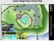 Community amenities map showcasing pool, playground, parking, path and fishing pier at 59 Pretty Run Branch Ln, Wendell, NC 27591