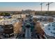 Aerial view of a shopping center with various shops and restaurants at 802 Tyrrell Rd, Raleigh, NC 27609