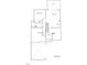 Basement plan showcasing a bedroom/study, living room, and unfinished storage at 806 Tyrrell Rd, Raleigh, NC 27609