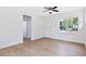 Living room with hardwood floors, white trim, neutral walls and a view of the entry door at 0 Cedar Grove Church Rd Rd, Roxboro, NC 27574