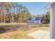 Spacious backyard with a large grassy area and tree line at 0 Theresia Ln, Roxboro, NC 27574