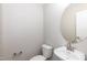 Small bathroom with white sink and toilet at 0 Theresia Ln, Roxboro, NC 27574