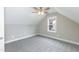 Bright bedroom with gray carpet and ceiling fan at 0 Theresia Ln, Roxboro, NC 27574