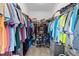 Large walk-in closet with ample shelving and hanging space at 117 Hinshaw Shop Rd, Liberty, NC 27298