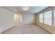 Upstairs loft area with soft carpeting, natural light, and ample space at 120 Anise Tree Way, Clayton, NC 27527