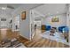 Bright living room with hardwood floors, and ample natural light at 12420 Tetons Ct, Durham, NC 27703