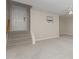 Finished basement with carpeted floor and ceiling fan at 203 Anniston Ct, Cary, NC 27519