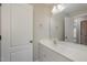 Clean bathroom with vanity and single sink at 203 Anniston Ct, Cary, NC 27519