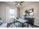Home office with a large desk and modern decor at 2919 Huxley Way, Apex, NC 27502