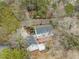 Aerial view showing house, deck, and neighborhood at 4532 Malvern Rd, Durham, NC 27707
