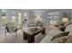 Bright living room with French doors leading to the backyard at 4532 Malvern Rd, Durham, NC 27707