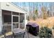 Private patio with grill and seating area at 505 Great Eno Path, Hillsborough, NC 27278