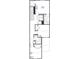 Detailed second floor plan featuring bedrooms, bathrooms, and laundry room layout at 514 Eastwood St St, Durham, NC 27704