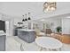 Expansive kitchen blends seamlessly into the living room at 5232 Guess Rd, Durham, NC 27712