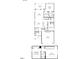 Two-story home floor plan, including 2 bedrooms and 2.5 baths at 528 Gainer Dr # 8, Raleigh, NC 27610