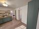 Modern kitchen features updated cabinets, wood countertop, and stainless steel appliances at 611 Rowland St, Henderson, NC 27536