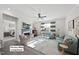 Bright living room with fireplace, neutral colors, and ample seating, perfect for relaxing or entertaining at 612 Sweet Pine Ln, Knightdale, NC 27545
