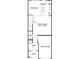 First floor plan showing Gathering room, kitchen, and garage at 621 Leland Hl Cir, Zebulon, NC 27597