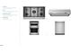 Stainless steel KitchenAid gas cooktop, oven, microwave, and dishwasher at 632 Gainer Dr # 19, Raleigh, NC 27610