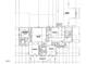 Second-floor blueprint featuring bedrooms, bathrooms, and unfinished storage space at 945 Wilbon Rd, Holly Springs, NC 27540