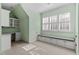 Bedroom with a built-in window bench and additional cabinets for extra storage at 10014 Hammock Bend Bnd, Chapel Hill, NC 27517