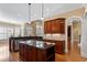 Spacious kitchen with granite countertops, center island, stainless appliances, and ample cabinet space at 10014 Hammock Bend Bnd, Chapel Hill, NC 27517