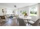 Charming living area featuring modern seating, a dining space and an abundance of natural light at 106 N Trail Dr, Raleigh, NC 27615