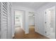 Hallway leading to sunroom and bedroom at 2001 Rolesville Rd, Wake Forest, NC 27587