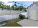 This cozy backyard with a privacy fence, offers a comfortable outdoor living space with string lights at 3836 Prince Noah Loop, Wake Forest, NC 27587