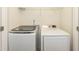 Laundry room featuring modern washer and dryer at 3836 Prince Noah Loop, Wake Forest, NC 27587