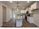 Spacious kitchen with granite countertops, stainless steel appliances, and a large island at 3943 Baileys Xrds Rd, Benson, NC 27504