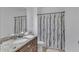 Full bathroom with a shower-tub combination and granite countertops at 500 Creek Valley Dr, Fuquay Varina, NC 27526