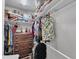 Spacious walk-in closet with ample hanging and storage space, and an antique dresser at 500 Creek Valley Dr, Fuquay Varina, NC 27526