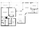 Detailed floor plan showcasing the layout of the house and dimensions of each room at 65 Balsam Ln, Clayton, NC 27527
