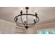 Stylish light fixture illuminating the home's interior at 83 Nottoway Lane, Wendell, NC 27591