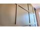 Close up of board and batten wall with craftsman trim at 83 Nottoway Lane, Wendell, NC 27591