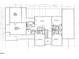 Upstairs floor plan featuring bedrooms, bathrooms, a rec area, a laundry room, bonus room, and an unfinished storage area at 975 Wilbon Rd, Holly Springs, NC 27540