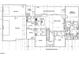 Detailed floor plan layout with the gourmet kitchen, dining area, great room, study, and garage at 975 Wilbon Rd, Holly Springs, NC 27540