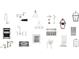 A set of upscale home fixtures and appliances, including faucets, sinks, stoves, and lighting at 975 Wilbon Rd, Holly Springs, NC 27540