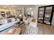Bright open-concept living space with modern decor, dining area, and seamless flow at 1105 Freestone Rd, Durham, NC 27703